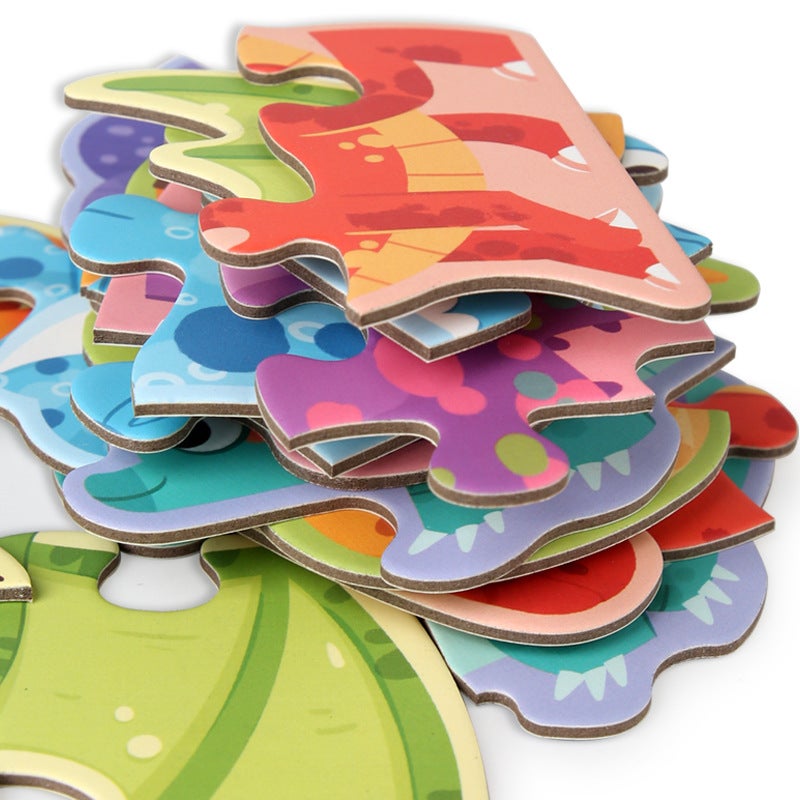 Six-In-One Large Portable Gift Box Puzzle 2-6 Years Old Children'S Educational Baby Boys And Girls Toys - Image 5